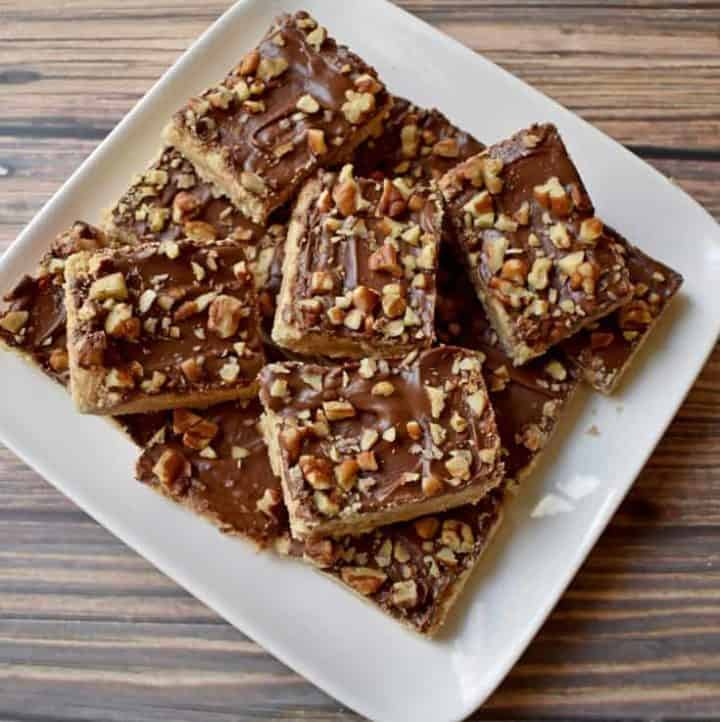 Gluten Free Chocolate Toffee Bars Recipe - Flavor Walk