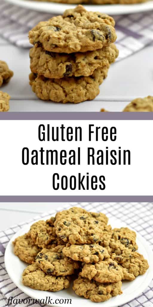 Gluten Free Oatmeal Raisin Cookies - Flavor Walk