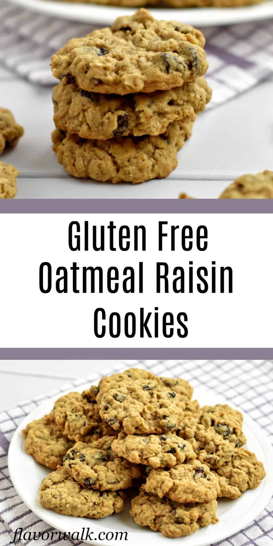These Gluten Free Oatmeal Raisin Cookies are filled with raisins and lots of oats. They’re soft, chewy, and impossible to resist!