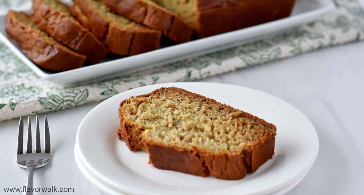 Gluten Free Zucchini Banana Bread - Flavor Walk