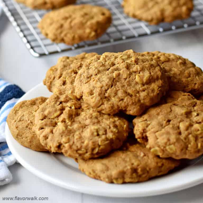 Easy Gluten Free Pumpkin Oatmeal Cookies - Flavor Walk