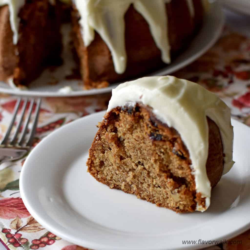 Gluten Free Banana Cake With Cream Cheese Frosting - Flavor Walk