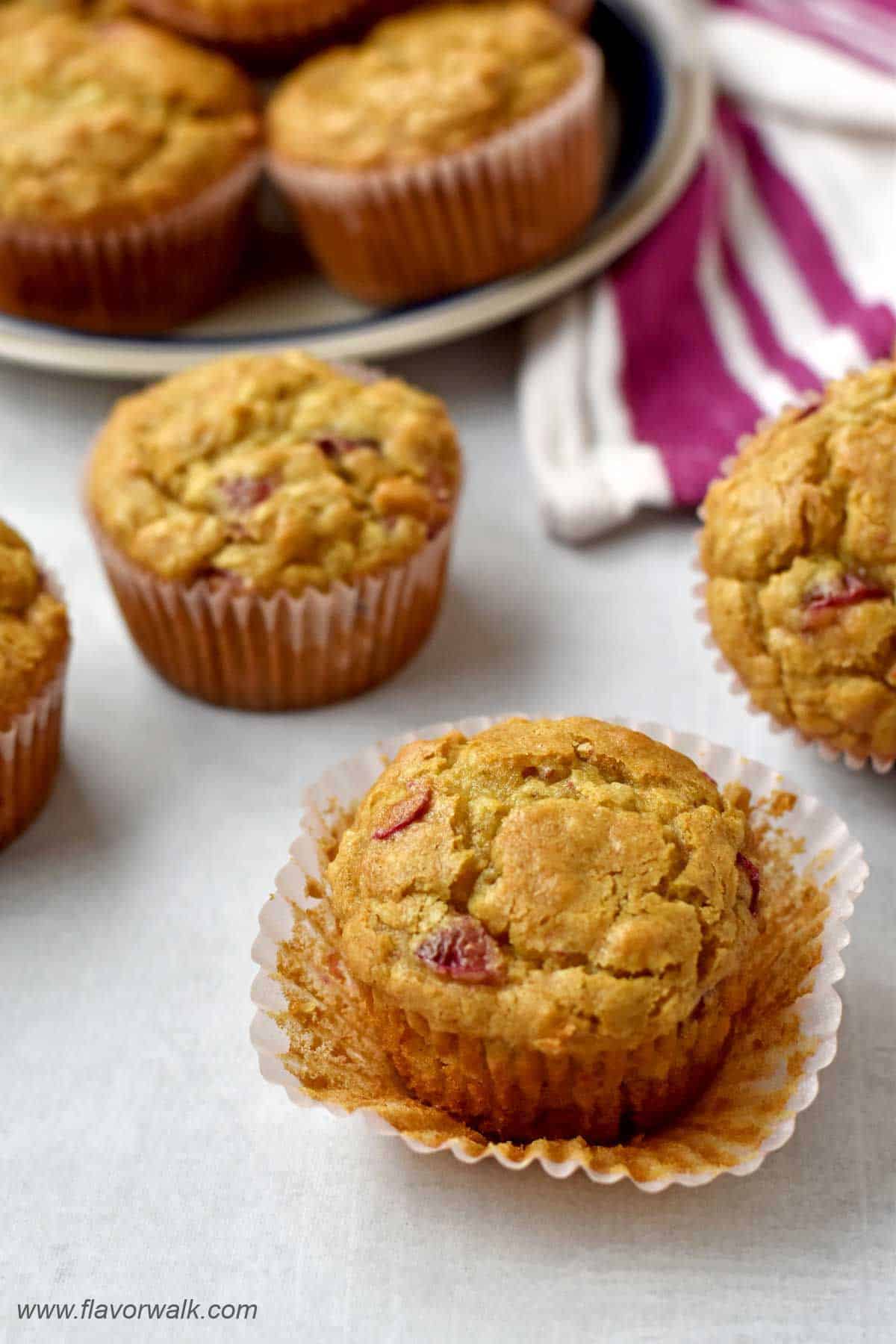 Gluten Free Cranberry Muffins - Flavor Walk