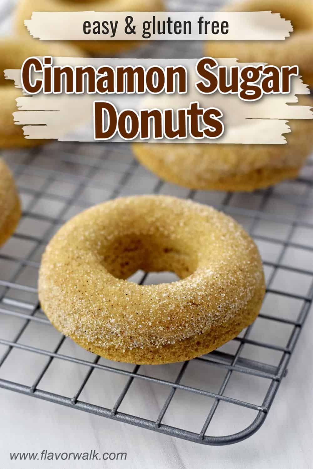 Gluten Free Cinnamon Sugar Donuts - Flavor Walk