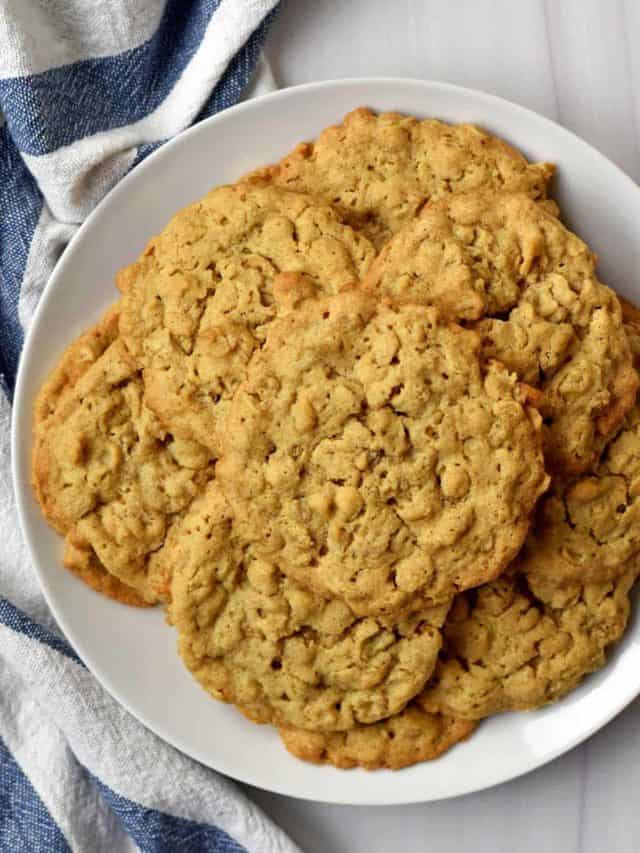 Gluten Free Peanut Butter Oatmeal Cookies