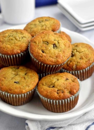 cropped-Stack-of-chocolate-chip-banana-muffins-on-white-plate-a.jpg