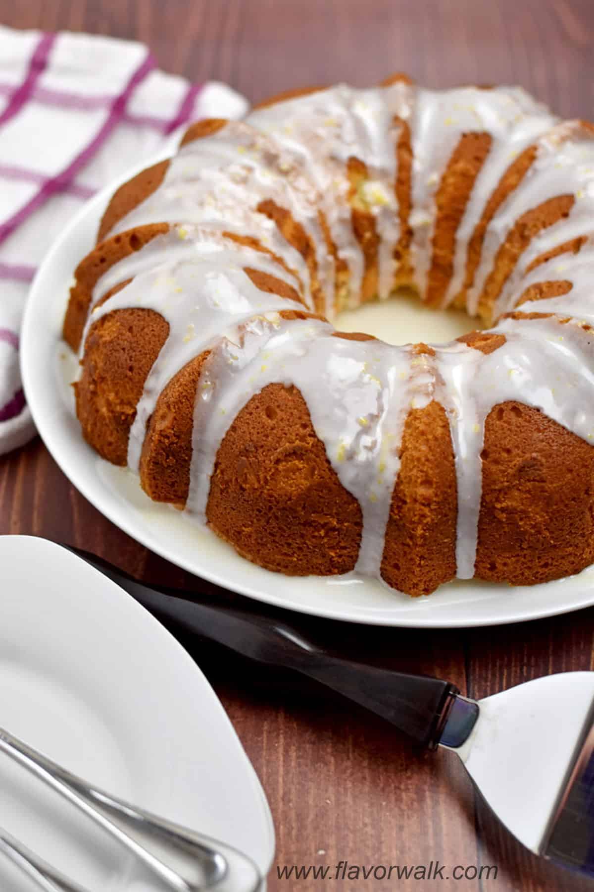 Easy Lemon Bundt Cake Recipe - A Latte Food