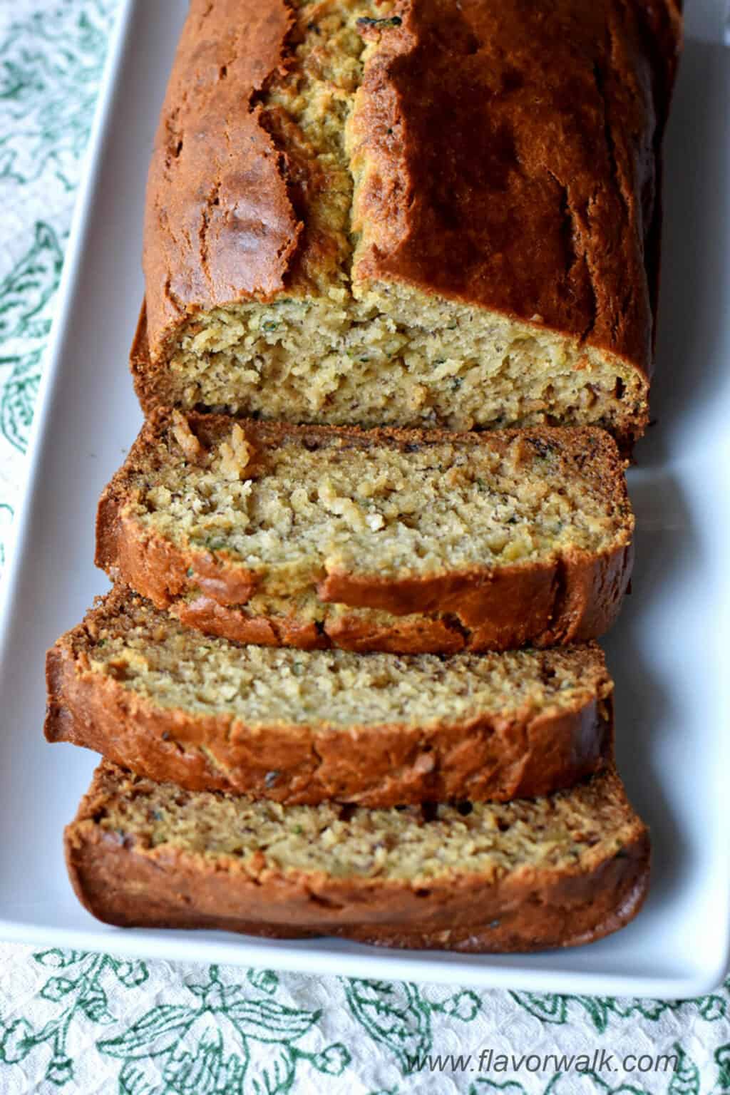 Gluten Free Zucchini Banana Bread - Flavor Walk