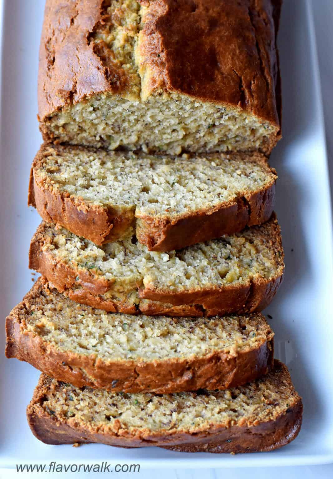 Gluten Free Zucchini Banana Bread - Flavor Walk