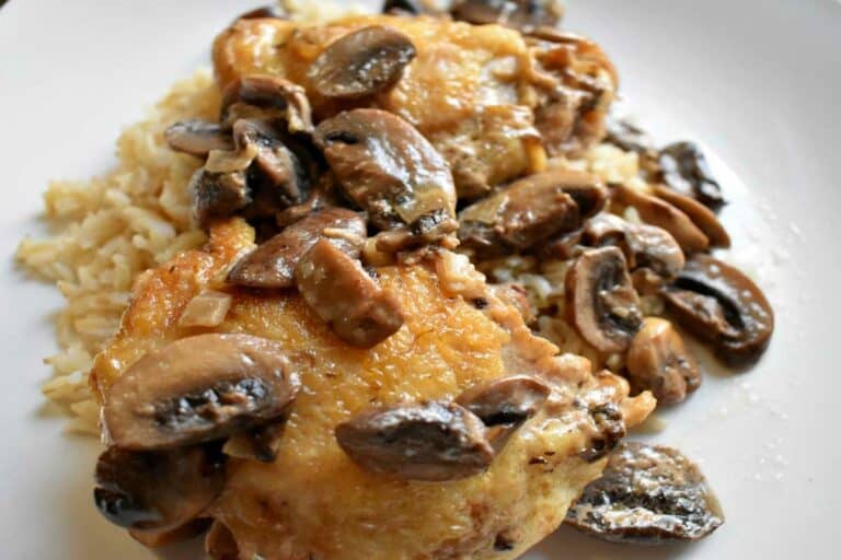 Chicken Marsala and Brown Rice for Two - Flavor Walk