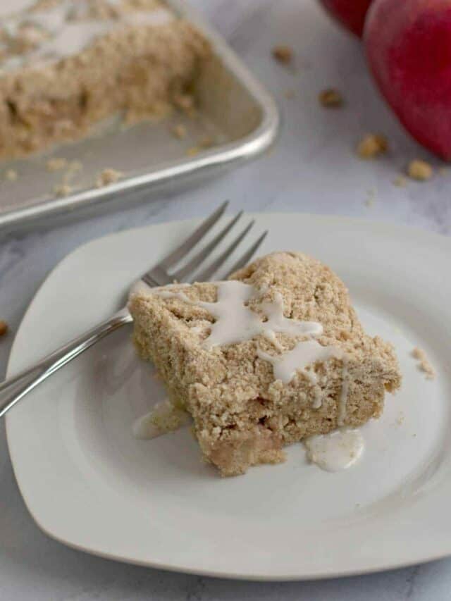 Gluten Free Apple Crumb Cake