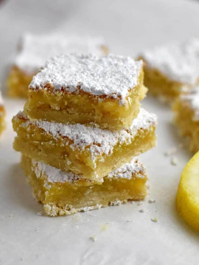 Gluten Free Lemon Squares - Flavor Walk